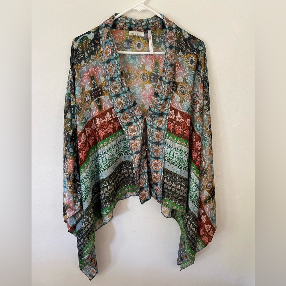 Kas for Anthropologie Silky Kimono M/L